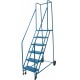 Rolling Ladder: Kleton 6 step, 95" H