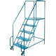 Tilt-N-Roll Ladder: 3 Steps, 57" Hieght