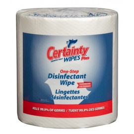 Certainty Plus Disinfectant Wipes: 800 count roll