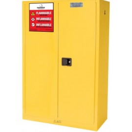 Flammable Storage Cabinet: 45 gal FM approved