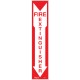 Fire Extinguisher Sign: adhesive vinyl
