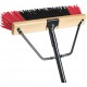 Ryno Push Broom: 24” Stiff Sweep