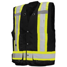 Deluxe Surveyors Traffic Vest - 17 Pockets