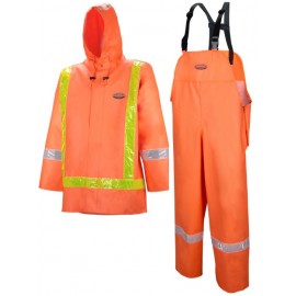 Rain Suit: Tornado Hi-Visibility Orange