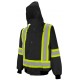 Safety Jacket: 6 in 1 Hi-Vis Black