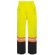 Rain Pants: PU Coated Oxford, Hi-Vis Yellow / Black