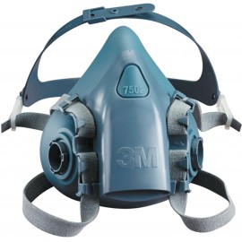 3M Half Mask Facepiece: silicone