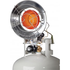 Propane Tank Top Heater: radiant heat