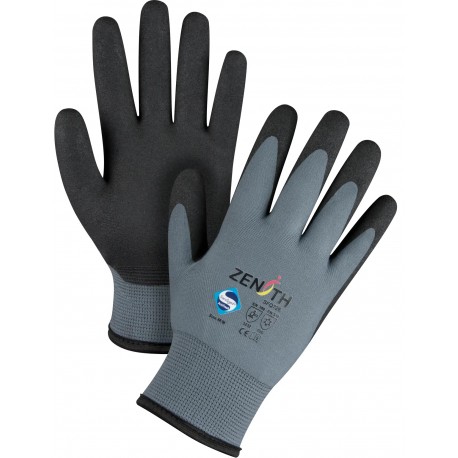 ZX-30° Premium Coated Gloves: PVC Coating, 15 Gauge, Nylon Shell