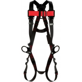 Protecta Positioning Harness: pass-thru buckles