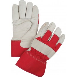 Fitters Glove: Acrylic Boa Lined, Grain Cowhide