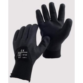 Thermal Gloves: Nylon Knit-Nitrile Coated
