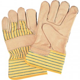 Fitters Glove: standard grain cowhide, rubberized cuff