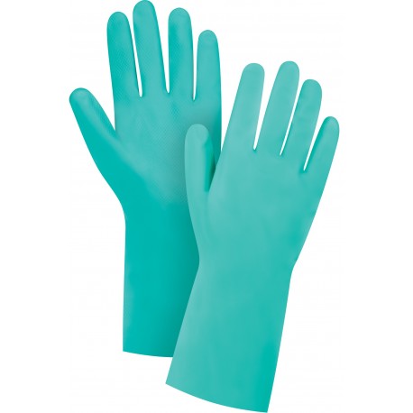 Nitrile Gloves: 15 mil, 12" length, Zenith