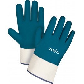Cotton Gloves, Nitrile Dipped: Zenith