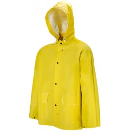 Rain Jacket: Polyester / PVC / Polyester