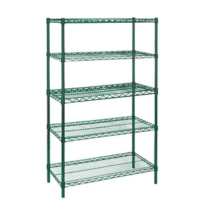 Wire Shelving - Green Expoxy