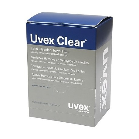 Uvex Clear Lens Cleaning Towelettes