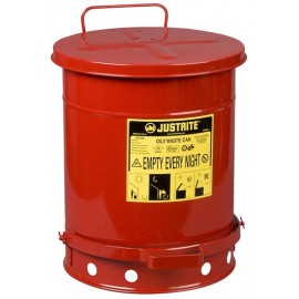 Oily Waste Can: 10 Gal (37.8 L)