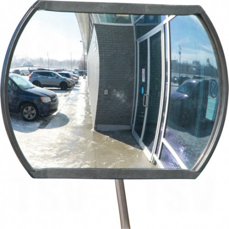 Roundtangular Convex Mirror: 20" x30", Outdoor