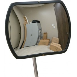 Roundtangular Convex Mirror: 20" x 30", Indoor