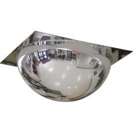 Roundtangular Convex Mirror: 12" x 18", Indoor