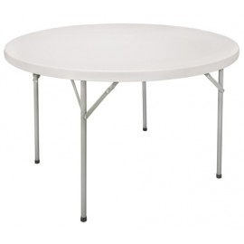 Table: 48" Round Folding Polyethene