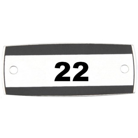 Locker Number Plate: 1 to 25