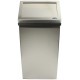 Frost Wall Mounted Receptacle: 50 L. Stainless Steel