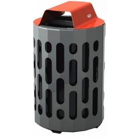 Stingray Waste Receptacle: red