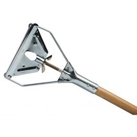 Mop Handle: wood handle, quick change head