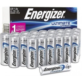 Energizer Ultimate Lithium AA Batteries,: 24 Count