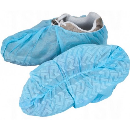 Shoe Covers: X-large, non-skid polypropylene