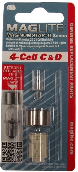 Maglite® Replacement Bulb for 4-Cell C D Flashlights