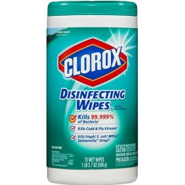 Clorox Disinfecting Wipes: 75 count Fresh Scent
