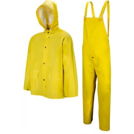 Rain Suit: 3 piece, Polyester / PVC