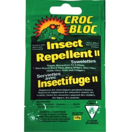 Croc Bloc Insect Repellent Towelettes