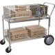 Wire Mesh Office Mail Cart