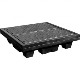 Nestable Spill Pallet - 4 Drum with Drain
