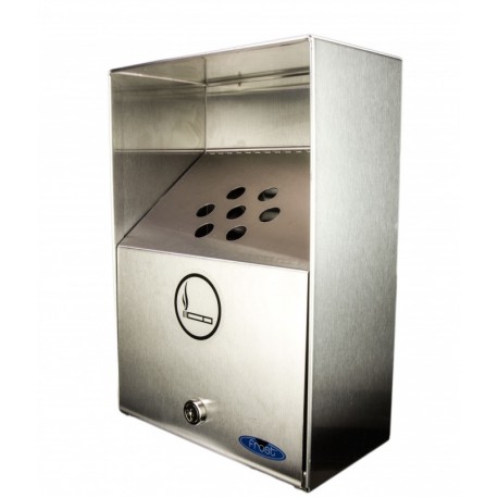 Frost Heavy Duty Outdoor Ashtray: stainless wall mount 1L