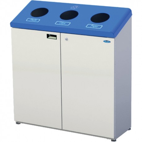 Wall Mounted Recycling Station: 42 gal.