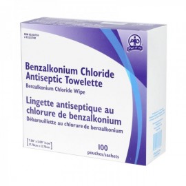 Antiseptic Wipes: benzalkonium Chloride