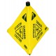 RUBBERMAID POP-UP SAFETY CONE: Caution Wet Floor
