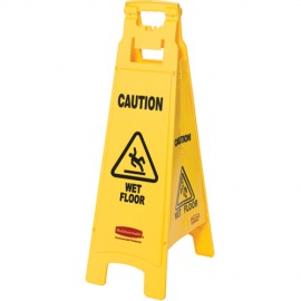 Rubbermaid Caution Safety Sign - 4 Sided