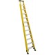 Fiberglass Cross Step Ladder: 12 ft