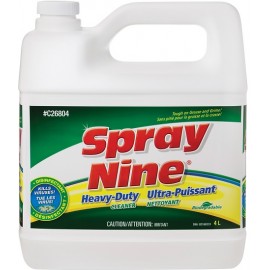 Spray Nine Heavy Duty Cleaner+Disinfectant: 4 L