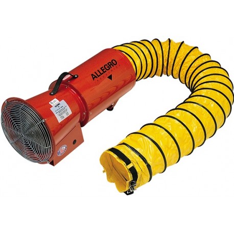 Allegro 8" AC Metal Axial Blower 15' Duct