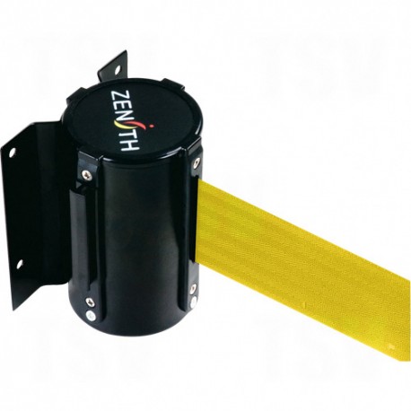 Crowd Control Barriers: 12' Yellow Wall Mount