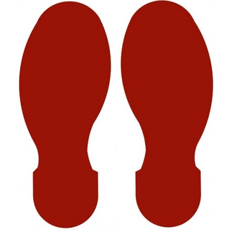 Brady ToughStripe Footprints: 10/pk