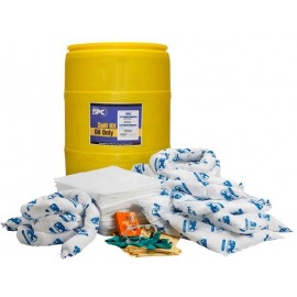 Spill Kit Drum: oil only, 38 gallon capacity